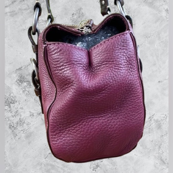 Coach F10887 Y2K Chelsea Leather Satchel (Burgundy) - EUC - Picture 9 of 11